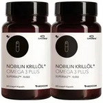 NOBILIN Krill&ouml;l Omega-3 Plus Kapseln 2X60 St