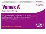 VOMEX A 150 mg Suppositorien 10 St