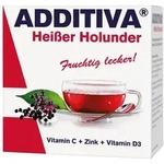 ADDITIVA hei&szlig;er Holunder Pulver Sachets 100 g