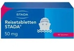 Reisetabletten STADA&reg; 50mg Dimenhydrinat bei Reise&uuml;belkeit 10 St