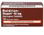 BALDRIAN DISPERT 45 mg &uuml;berzogene Tabletten 100 St