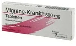 MIGR&Auml;NE KRANIT 500 mg Tabletten 10 St