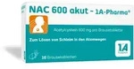 NAC 600 akut-1A Pharma Brausetabletten 10 St