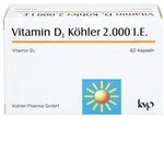 VITAMIN D3 K&Ouml;HLER 2.000 I.E. Kapseln 60 St