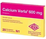 CALCIUM VERLA 600 mg Filmtabletten 20 St