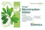 SIDROGA B&auml;rentraubenbl&auml;ttertee Filterbeutel 20X2.0 g