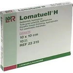 LOMATUELL H Salbent&uuml;ll 10x10 cm steril 10 St