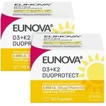 EUNOVA&reg; DuoProtect Vitamin D3+K2 2000IE/80UG 2X90 St