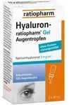 HYALURON-RATIOPHARM Gel Augentropfen 2X10 ml