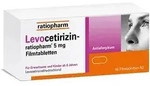 LEVOCETIRIZIN-ratiopharm 5 mg Filmtabletten 50 St