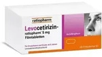 LEVOCETIRIZIN-ratiopharm 5 mg Filmtabletten 100 St