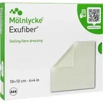 EXUFIBER 10x10 cm Gel-Faserverband 10 St