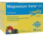 MAGNESIUM VERLA 400 Waldbeere Direkt-Granulat 50 St