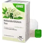 HOLUNDERBL&Uuml;TEN Arzneitee Sambuci flos Salus Fbtl. 15 St
