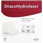 DRACOHYDROFASER 10x10 cm gelbildender Faserverband 10 St