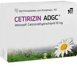 CETIRIZIN ADGC Filmtabletten 100 St