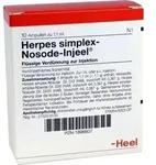 HERPES SIMPLEX Nosode Injeel Ampullen 10 St