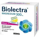 BIOLECTRA Magnesium 300 mg Direct Zitrone Sticks 60 St