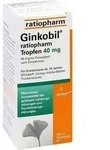 GINKOBIL-ratiopharm Tropfen 40 mg 100 ml