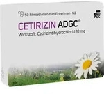 CETIRIZIN ADGC Filmtabletten 50 St