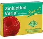 ZINKLETTEN Verla Himbeere Lutschtabletten 50 St