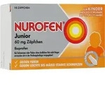 NUROFEN Junior 60 mg Z&auml;pfchen 10 St