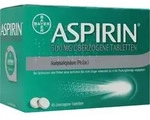 ASPIRIN 500 mg &uuml;berzogene Tabletten 40 St