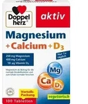 DOPPELHERZ Magnesium+Calcium+D3 Tabletten 100 St