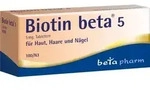 BIOTIN BETA 5 Tabletten 100 St