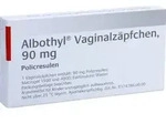 ALBOTHYL Vaginalz&auml;pfchen 90 mg 6 St
