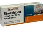 SIMETHICON-ratiopharm 85 mg Kautabletten 50 St