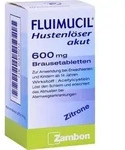 FLUIMUCIL Hustenl&ouml;ser akut 600 Brausetabletten 10 St