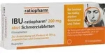 IBU-RATIOPHARM 200 mg akut Schmerztbl.Filmtabl. 20 St