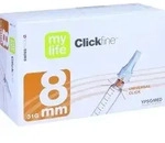 MYLIFE Clickfine Pen-Nadeln 31 G 8 mm 100 St