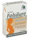 FOLS&Auml;URE 400 Plus B12+Jod Tabletten 120 St