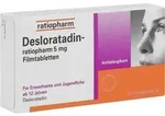 DESLORATADIN-ratiopharm 5 mg Filmtabletten 20 St