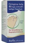 CICLOPIROX beta 80 mg/g wirkstoffhalt.Nagellack 3,3 ml