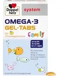 DOPPELHERZ Omega-3 Gel-Tabs family system 60 St