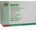 GAZIN Schlitzkompressen 7,5x7,5 cm steril 8fach 100 St