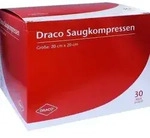 SAUGKOMPRESSEN unsteril 20x20 cm Draco 30 St