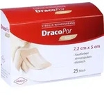 DRACOPOR Wundverband 5x7,2 cm steril hautfarben 25 St