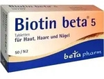 BIOTIN BETA 5 Tabletten 50 St