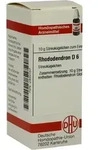 RHODODENDRON D 6 Globuli 10 g