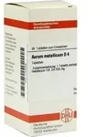 AURUM METALLICUM D 4 Tabletten 80 St
