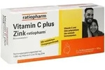 VITAMIN C PLUS Zink-ratiopharm Brausetabletten 40 St