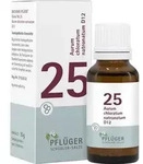 BIOCHEMIE Pfl&uuml;ger 25 Aurum chlorat.natron.D 12 Gl. 15 g