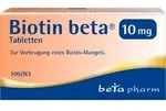 BIOTIN BETA 10 mg Tabletten 100 St