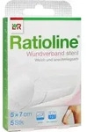 RATIOLINE Wundverband 7x5 cm steril 5 St