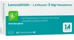LEVOCETIRIZIN-1A Pharma 5 mg Filmtabletten 50 St