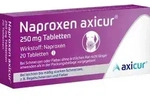 NAPROXEN axicur 250 mg Tabletten 20 St